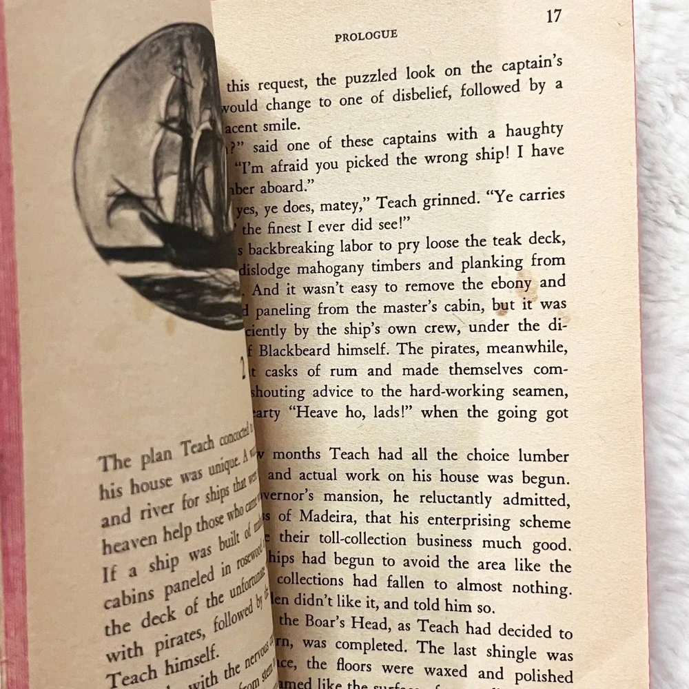 1968 Paperback Blackbeard's‎ Ghost by Ben Stahl Scholastic Starline Edition
